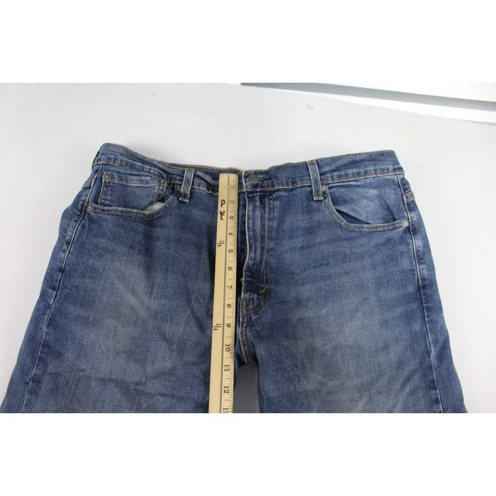 Levi's 589 Men Blue Jeans Casual Denim Straight Size 36X32